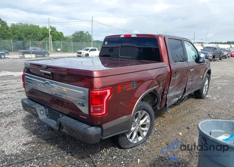 2016 Ford F-150 King Ranch z USA, uszkodzony, nr VIN 1FTEW1EF0GFC79187